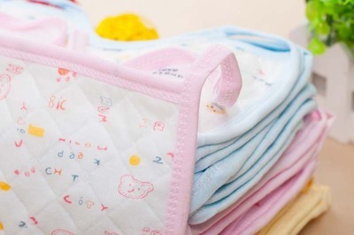 【批發嬰幼兒生態棉方型口水巾夏款 南極棉防水圍嘴 系帶圍兜】價格,廠家,圖片,嬰兒服裝服飾,邵陽縣五峰鋪鎮希希童裝廠-