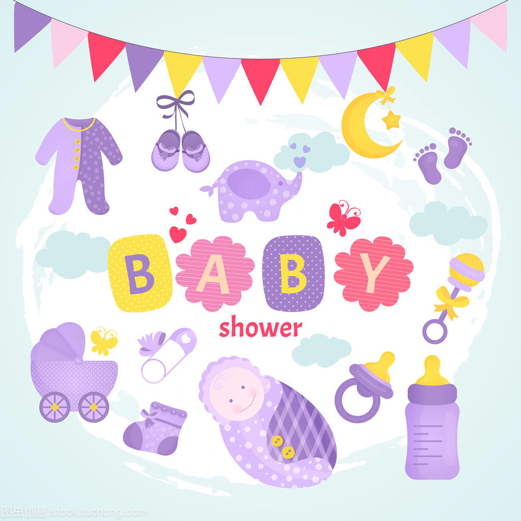 嬰兒沐浴派對嬰兒送禮會