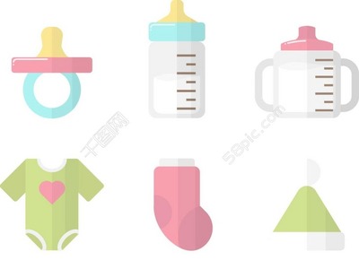 卡通創意嬰兒用品png元素模板免費下載_png格式_編號28180176