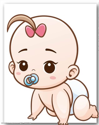 可愛卡通嬰兒